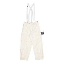 Waxed Cotton Flight Pants with Suspenders