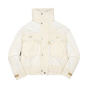 Waxed Cotton Cropped Parka