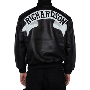 Richardson x Hotel Olympia Leather Varsity Jacket