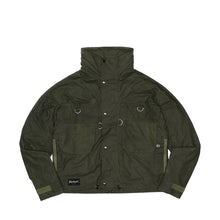 Waxed Cotton Cropped Parka