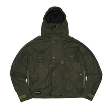 Waxed Cotton Cropped Parka